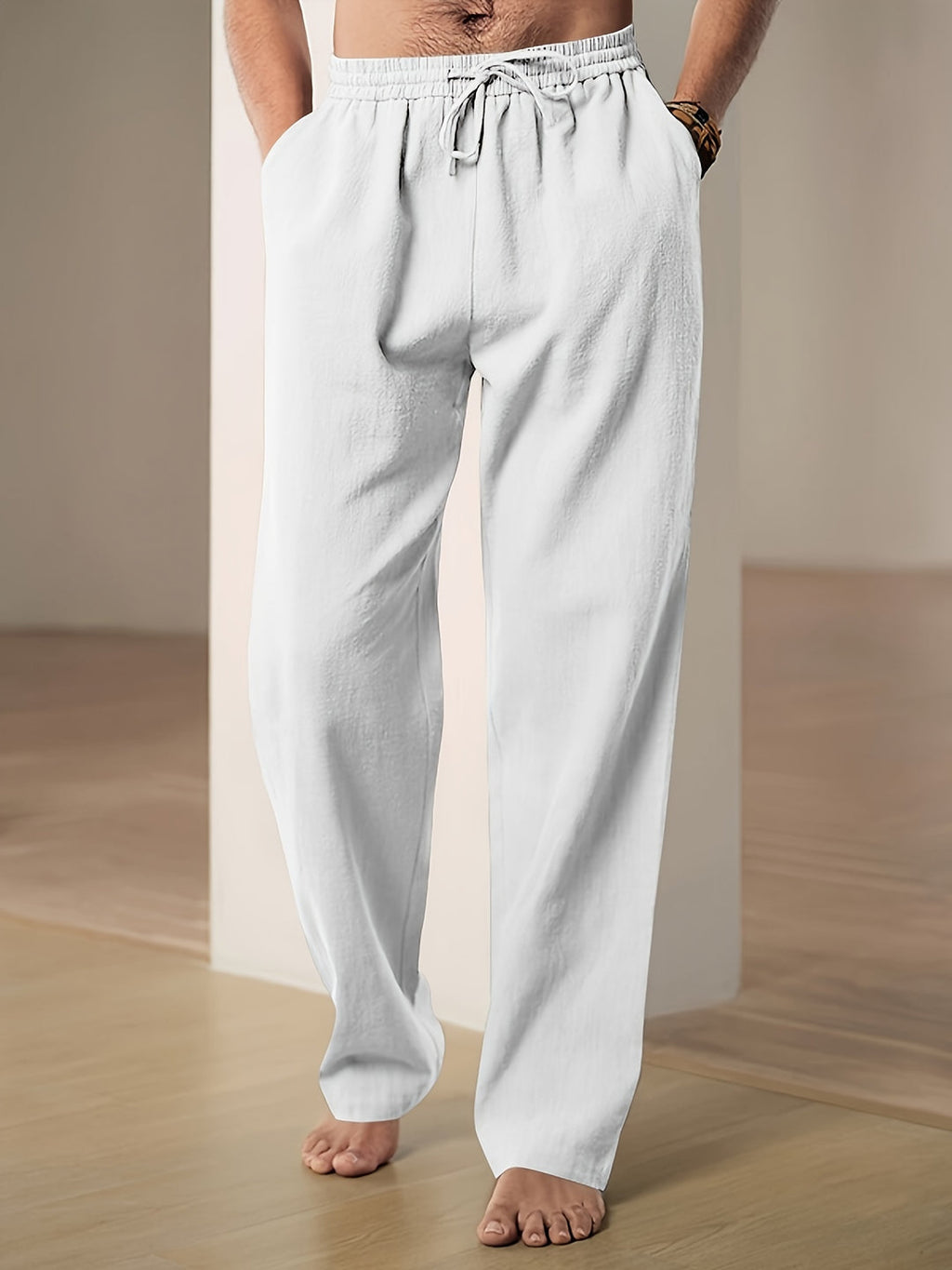 Zomerse, casual linnen broek