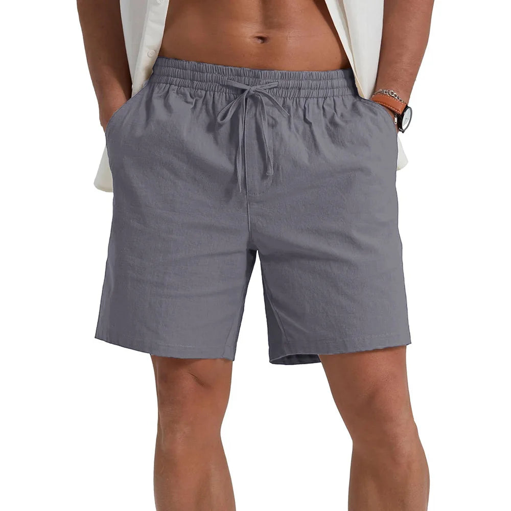 Elegante linnen korte broek