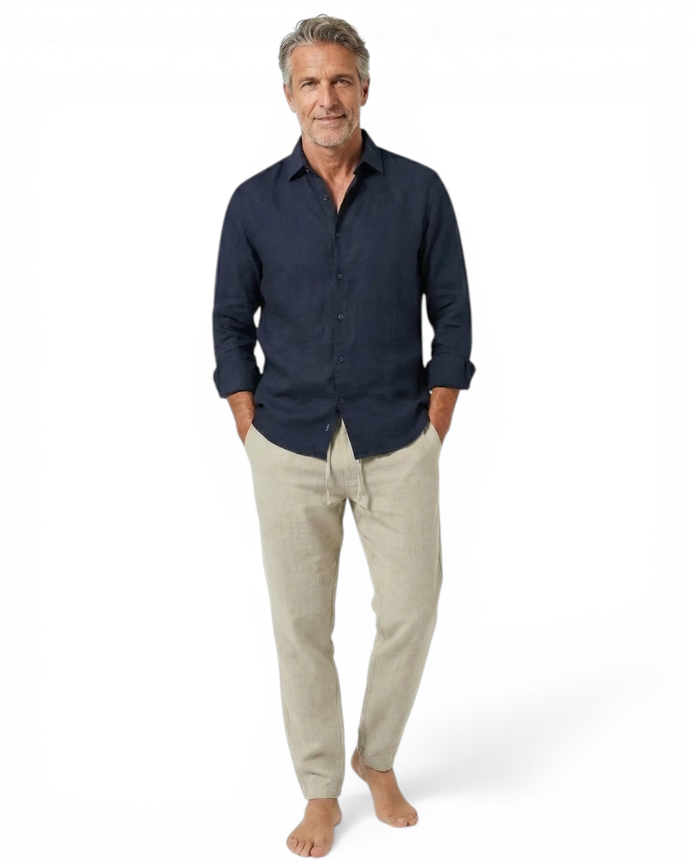 Linnen strandbroek