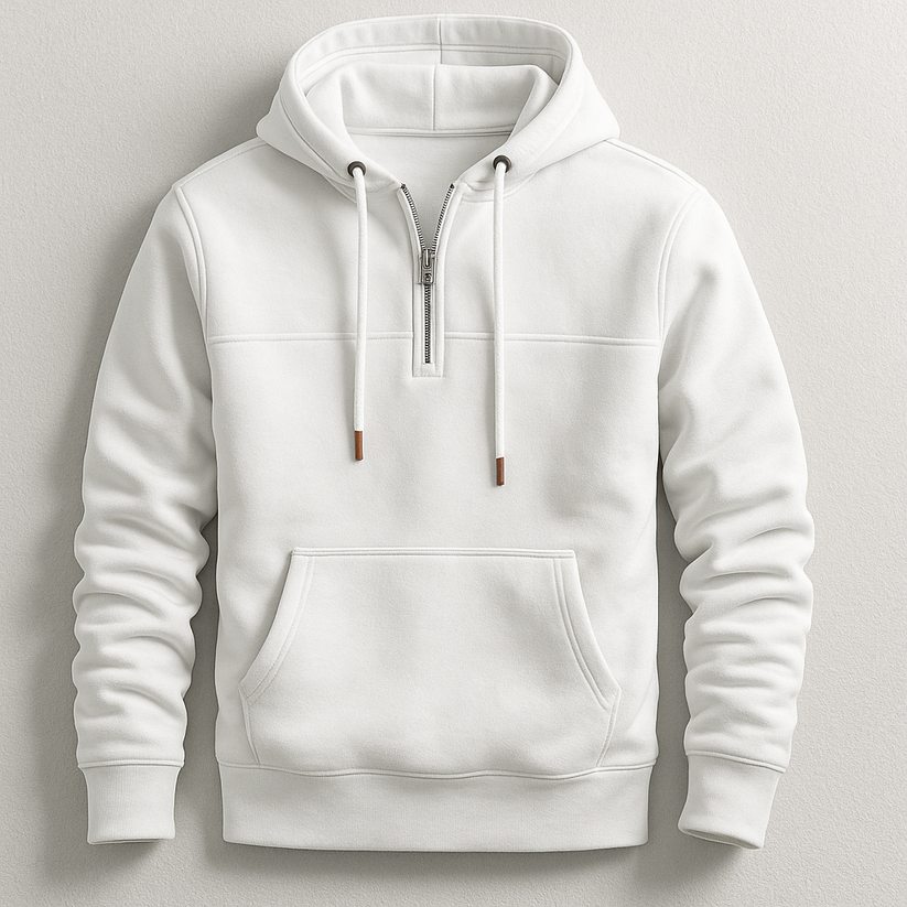 Elegante hoodie met ritssluiting