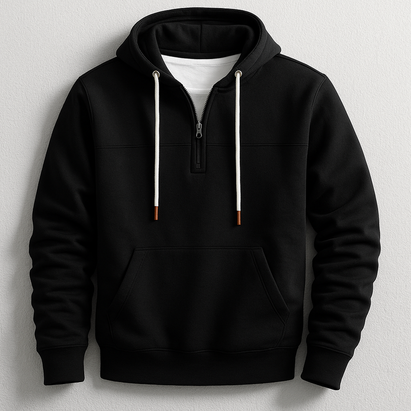 Elegante hoodie met ritssluiting