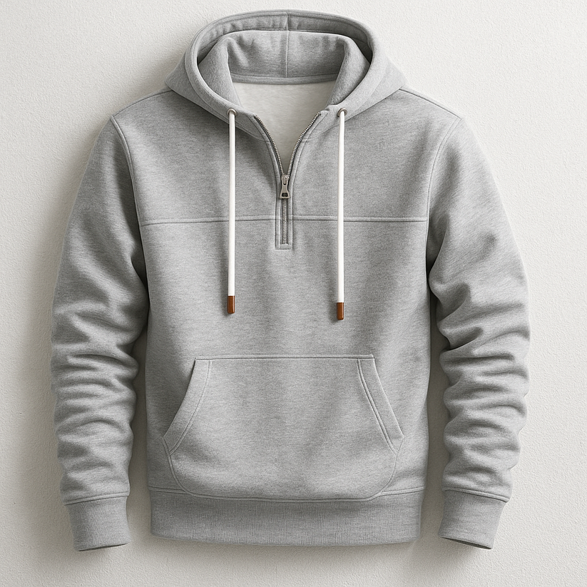 Elegante hoodie met ritssluiting