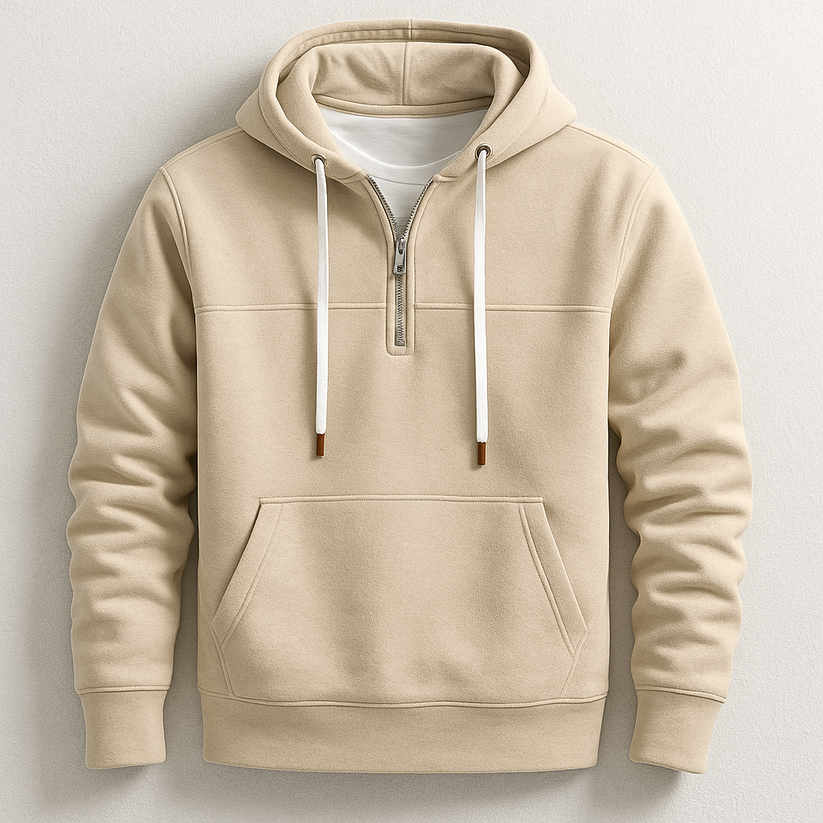 Elegante hoodie met ritssluiting