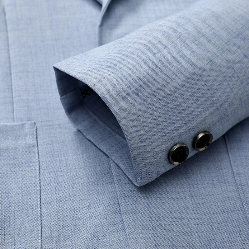 Ademende herenblazer