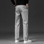 Katoenen broek met rechte pasvorm