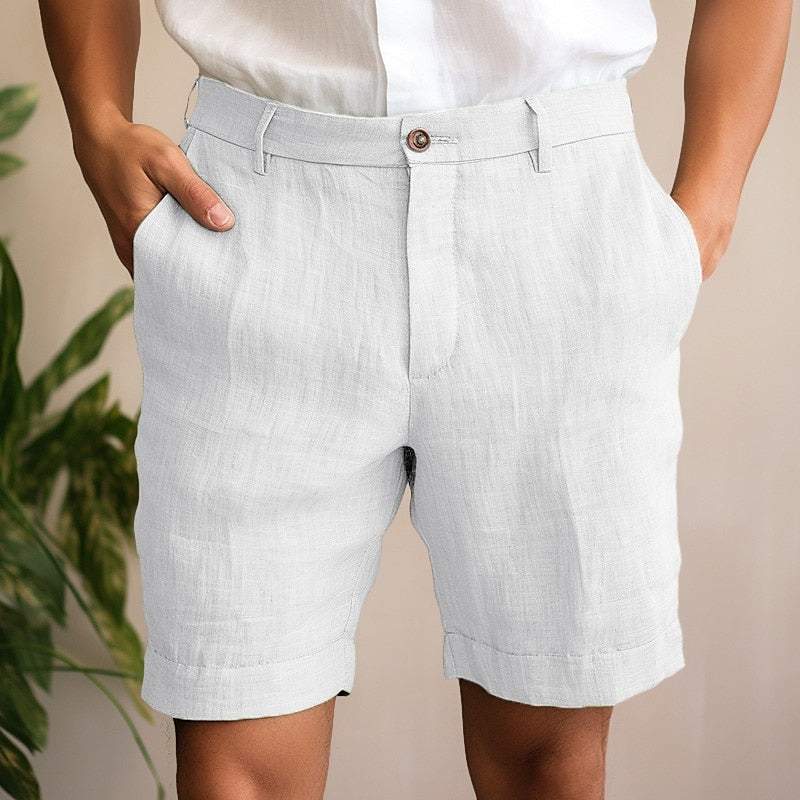 Elegante linnen zomershorts