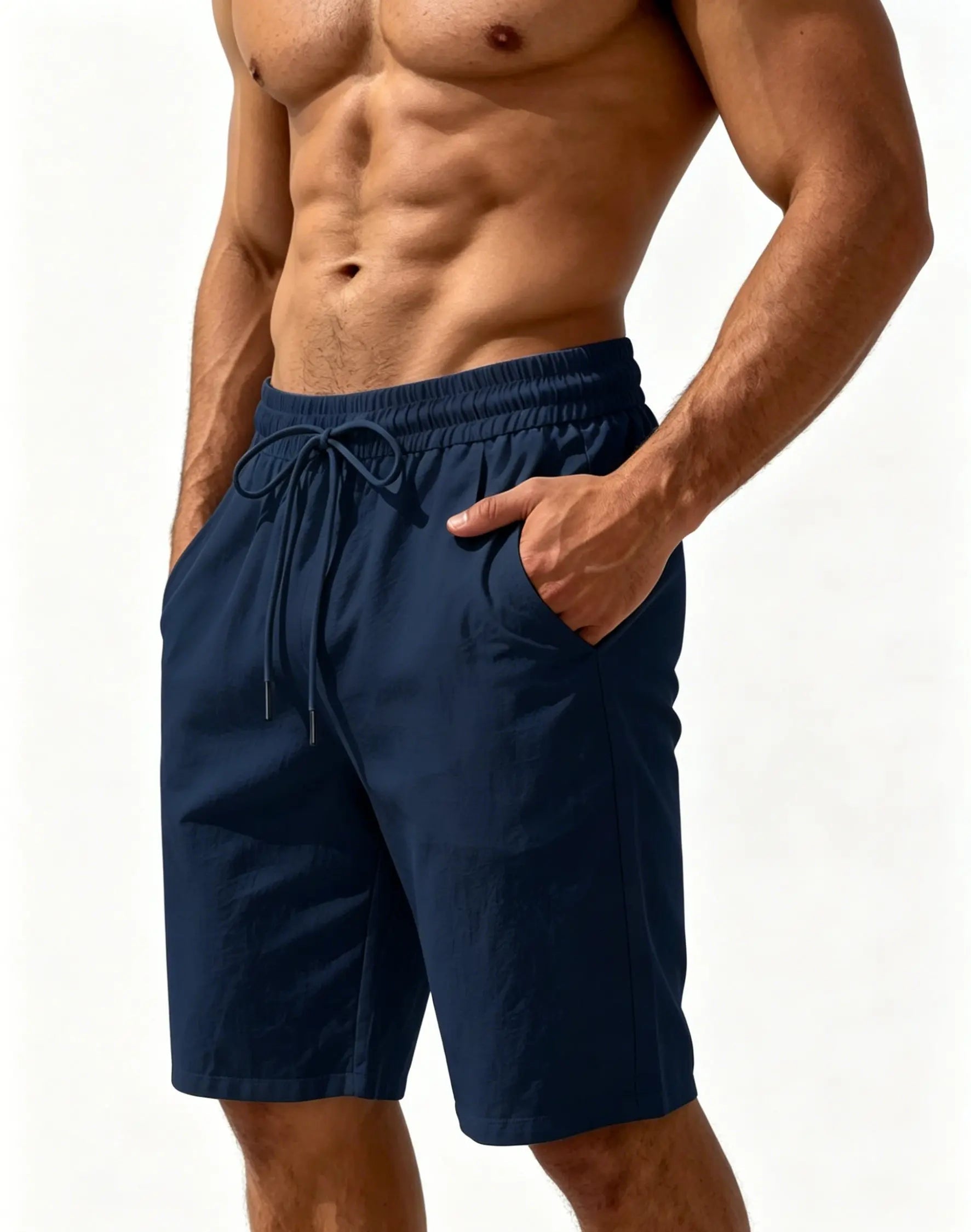 Casual linnen korte broek