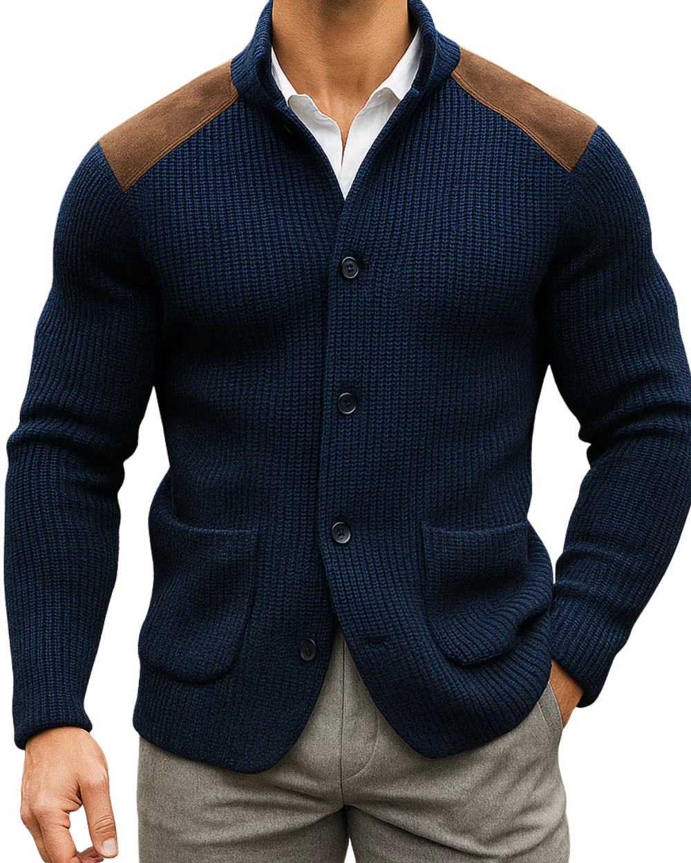 Elegante gebreide blazer