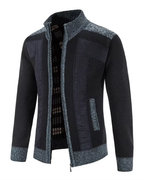 Elegant vest van gebreide stof met ritssluiting