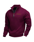 Casual fleece-trui met ritssluiting