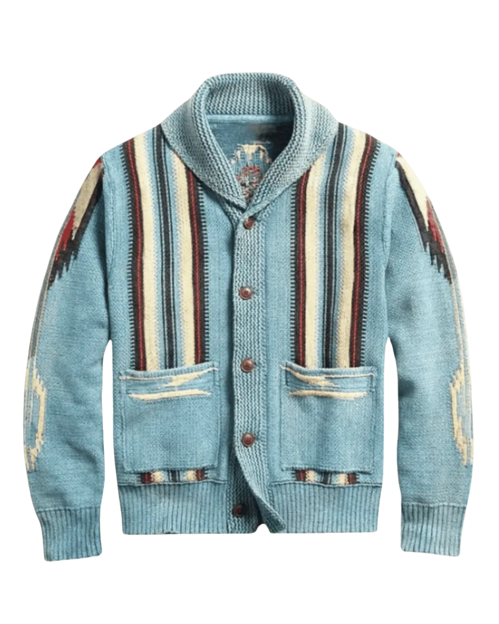 Elegant geweven wollen vest